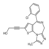 3-[4-(2-Chlorophenyl)-9-methyl-6H-thieno[3,2-f][1,2,4]triazolo[4,3-a][1,4]diazepin-2-yl]-2-propyn-1-ol(2.5mg/vial) of picture