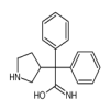 α,α-Diphenyl-3-pyrrolidineacetamide(5mg/vial) of picture