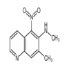 6-Methylamino-7-methyl-5-nitroquinoline(25mg/vial) of picture