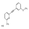 2-Methyl-6-[(3-methoxyphenyl)ethynyl]pyridine Hydrochloride(5mg/vial) of picture