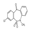3-Chloro-6-methyl-dibenzo[c,f][1,2]thiazepin-11(6H)-one 5,5-Dioxide(1g/vial) of picture