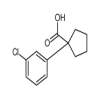 1-(3-Chlorophenyl)cyclopentanecarboxylic Acid(500mg/vial) of picture