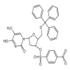 1-(3-O-Nosyl-5-O-trityl-2-deoxy-β-D-lyxofuranosyl)thymine(50mg/vial) of picture