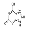 4,6-Dihydroxypyrazolo[3,4-d]pyrimidine-13C,15N2(1mg/vial) of picture
