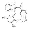 (3R)-3-[[2-(1,3-Benzodioxol-5-ylcarbonyl)-1H-indol-3-yl]methyl]-1-methyl-2,5-piperazinedione(10mg/vial) of picture