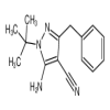 5-Amino-1-tert-butyl-3-phenylmethyl-4-cyanopyrazole(25mg/vial) of picture