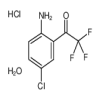 2-(Trifluoroacetyl)-4-chloroaniline, Hydrochloride Hydrate(See C421880 for freebase)(1g/vial) of picture