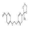 4-[2-(5-(2-Methyl-1,3-dioxolan-2-yl)-2-pyridyl]ethoxy]benzaldehyde(10mg/vial) of picture
