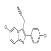6-Chloro-2-(4-chlorophenyl)imidazo[1,2-a]pyridine-3-acetonitrile(25mg/vial) of picture