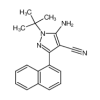 5-Amino-3-(1-naphthyl)-4-cyano-1-tert-butylpyrazole(10mg/vial) of picture