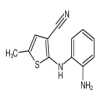 2-[(2-Aminophenyl)amino]-5-methyl-3-thiophenecarbonitrile
(Olanzapine Impurity)(25mg/vial) of picture