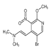 5-Bromo-4-[2-(dimethylamino)ethenyl]-2-methoxy-3-nitropyridine(200mg/vial) of picture