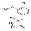 2-Hydrazino-α-(4-hydroxy-3-methoxybenzyl)propionitrile(10mg/vial) of picture
