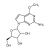 4-Methoxy-7-β-D-ribofuranosyl-7H-pyrrolo[2,3-d]pyrimidin-2-amine(2.5mg/vial) of picture