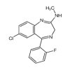 7-Chloro-5-(2-fluorophenyl)-2-methylamino-3H-1,4-benzodiazepine(100mg/vial) of picture