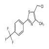 5-Chloromethyl-4-methyl-2-(4-trifluoromethylphenyl)thiazole(20mg/vial) of picture