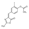 4-(4-Acetoxy-3-iodobenzal)-2-methyl-5-oxazolone(25mg/vial) of picture