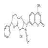 4-Methylumbelliferyl 2-Azido-2-deoxy-4,6-O-phenylmethylene-α-D-galactopyranoside(10mg/vial) of picture