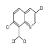 3,7-Dichloro-8-(dichloromethyl)quinoline(10mg/vial) of picture