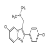 6-Chloro-2-(4-chlorophenyl)-N,N-dimethylimidazo[1,2-a]pyridine-3-methanamine(25mg/vial) of picture