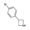 3-(4-Bromophenyl)azetidine(25mg/vial) of picture
