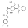 (E)-3-[3-Ethoxy-4-(phthalimidyl)anilino]-N-(3-chloro-4-fluorophenyl)-2-cyano-2-propenamide(50mg/vial) of picture
