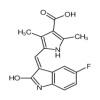 5-(5-Fluoro-2-oxo-1,2-dihydro-indol-3-ylidenemethyl)-2,4-dimethyl-1H-pyrrole-3-carboxylic Acid(25mg/vial) of picture
