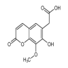 6-(Carboxymethyl)-7-hydroxy-8-methoxy Coumarin(2.5mg/vial) of picture