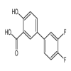 3',4'-Difluoro-4-hydroxy-[1,1'-biphenyl]-3-carboxylic Acid(10mg/vial) of picture