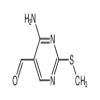 4-Amino-2-(methylthio)pyrimidine-5-carboxaldehyde(50mg/vial) of picture
