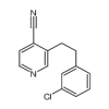 4-Cyano-3-(3-chlorophenylethyl)pyridine(50mg/vial) of picture
