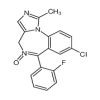 8-Chloro-6-(2-fluorophenyl)-1-methyl-4H-imidazo[1,5-a][1,4]benzodiazepine 5-Oxide 
(Midazolam 5-Oxide)(2.5mg/vial) of picture