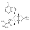 6-Chloro-7-deaza-9-(5’-O-tert-butyldimethylsilyl-2’,3’-O-isopropylidine-β-D-ribofuranosyl)purine(100mg/vial) of picture